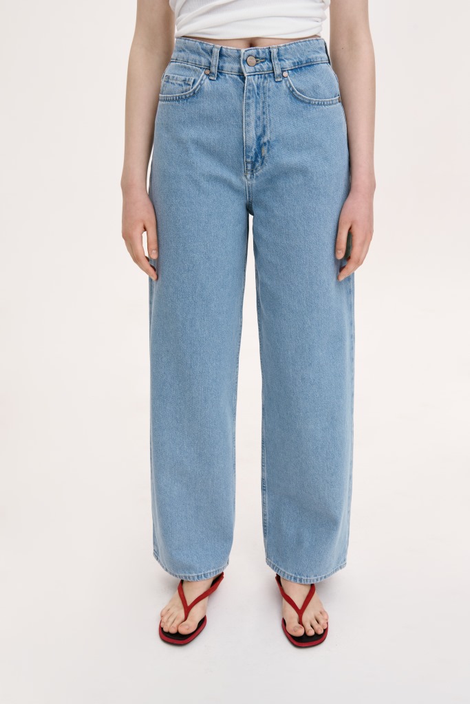 ДЖИНСИ РОЗСЛАБЛЕНОГО КРОЮ ПАЛАЦЦО 25 зображення 1